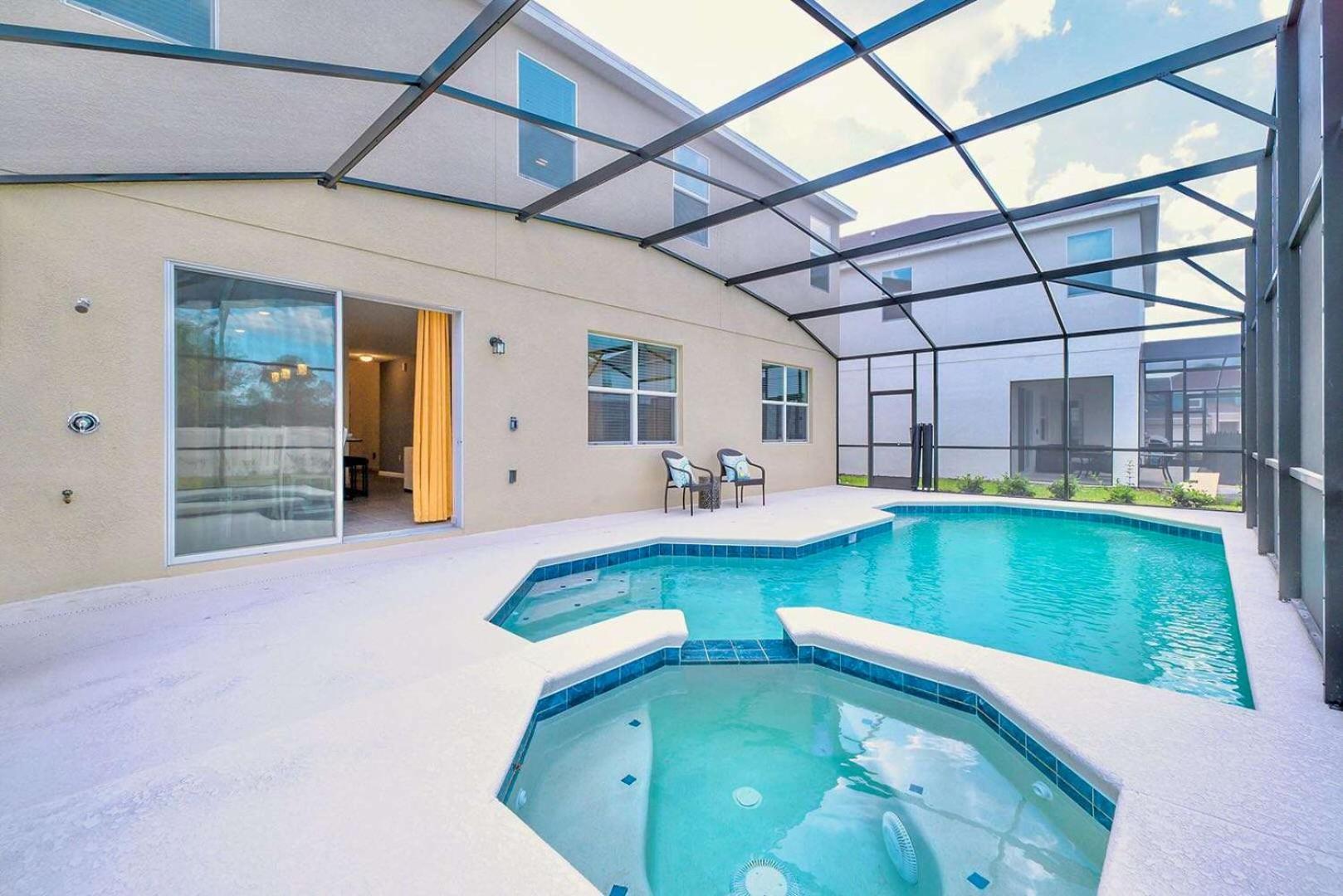 8Br Family Home With Pool And Hot Tub Киссимми Экстерьер фото